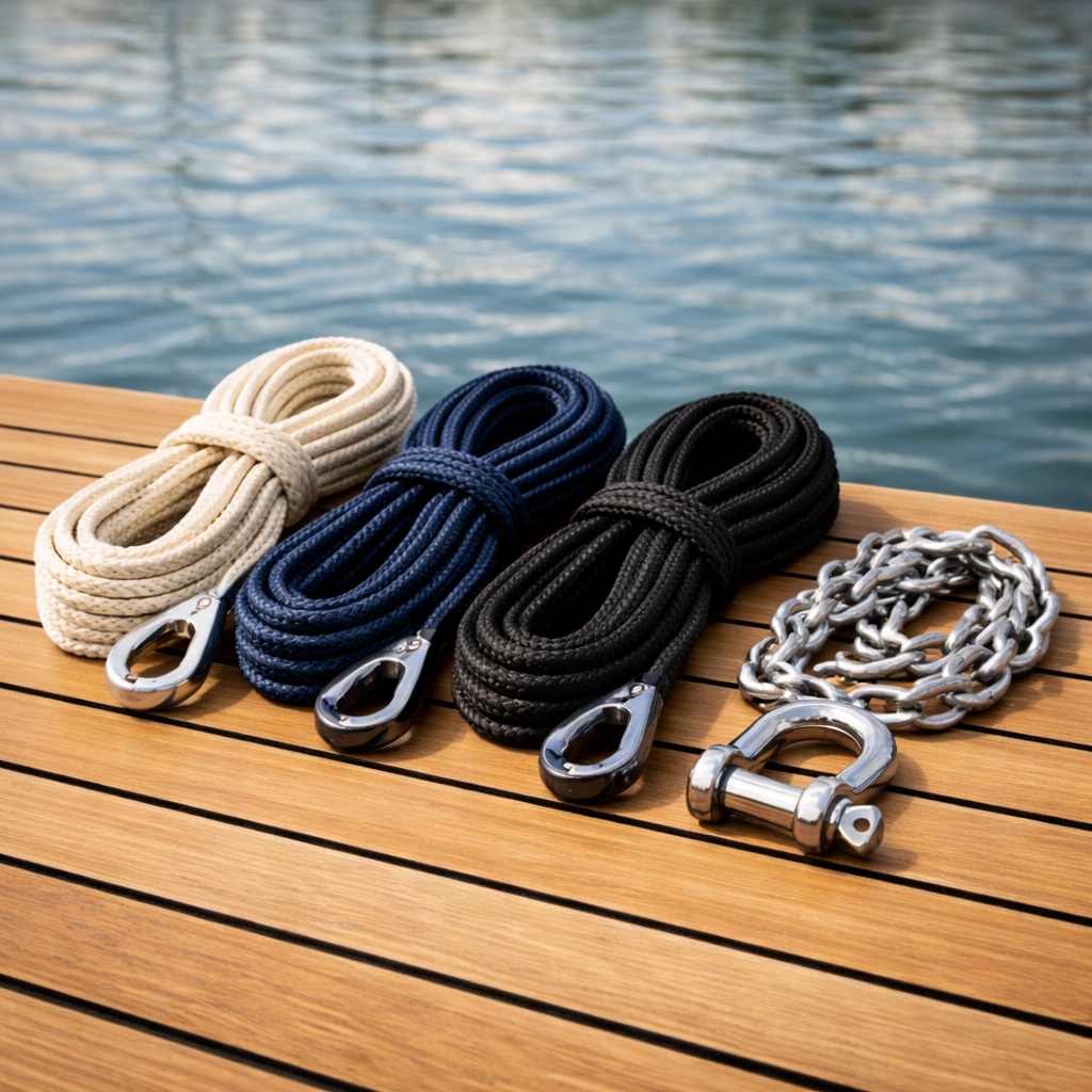 Ropes, Lines & Chain - Marine Rope & Anchor Chain