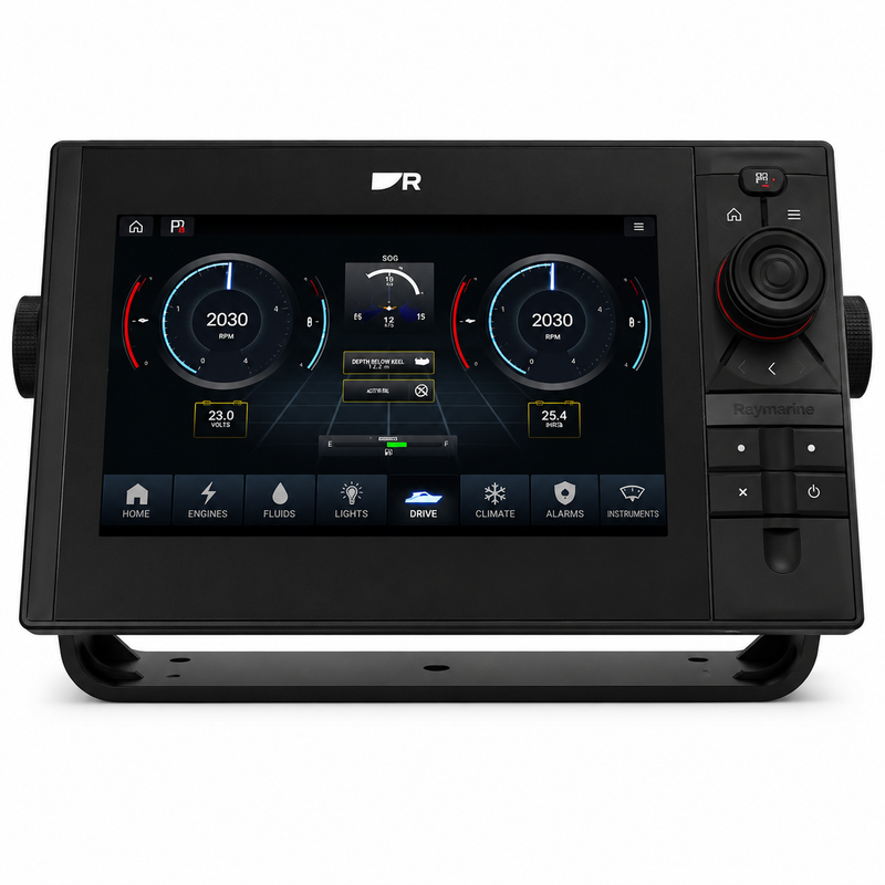 Raymarine Axiom 2 Pro 9" RVM – HybridTouch MFD | RealVision MAX & 1kW CHIRP | North America | RAY-E70654-00-102