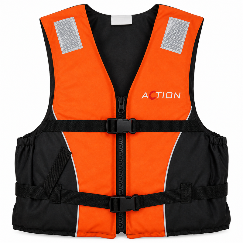 LALIZAS Action Buoyancy Aid 50N | Adult >90kg | 71063 | Orange/Black