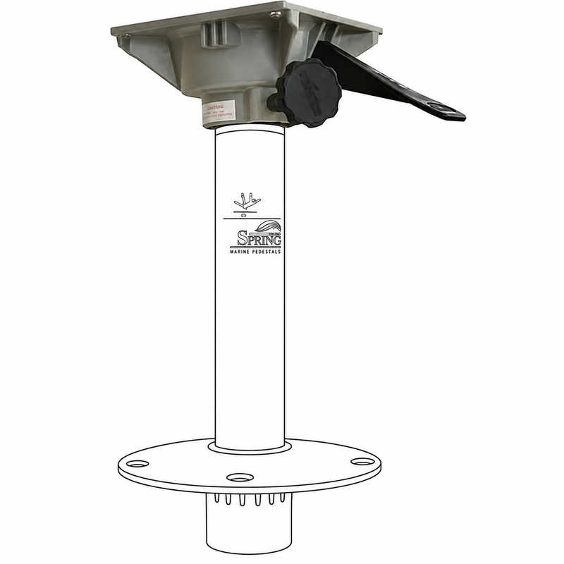 Springfield 2-3/8" Trac-Lock Locking Seat Mount — Taper-Lock, Plug-In & 2-3/8" Series