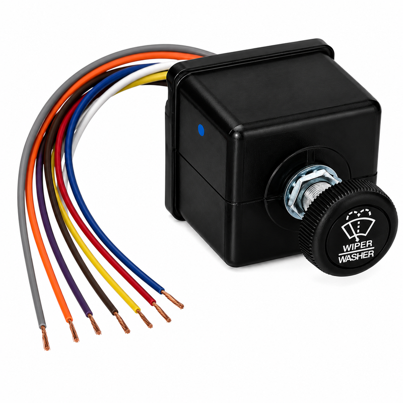 Cole Hersee 12V 4-Position Dual Wiper Switch – No-Park