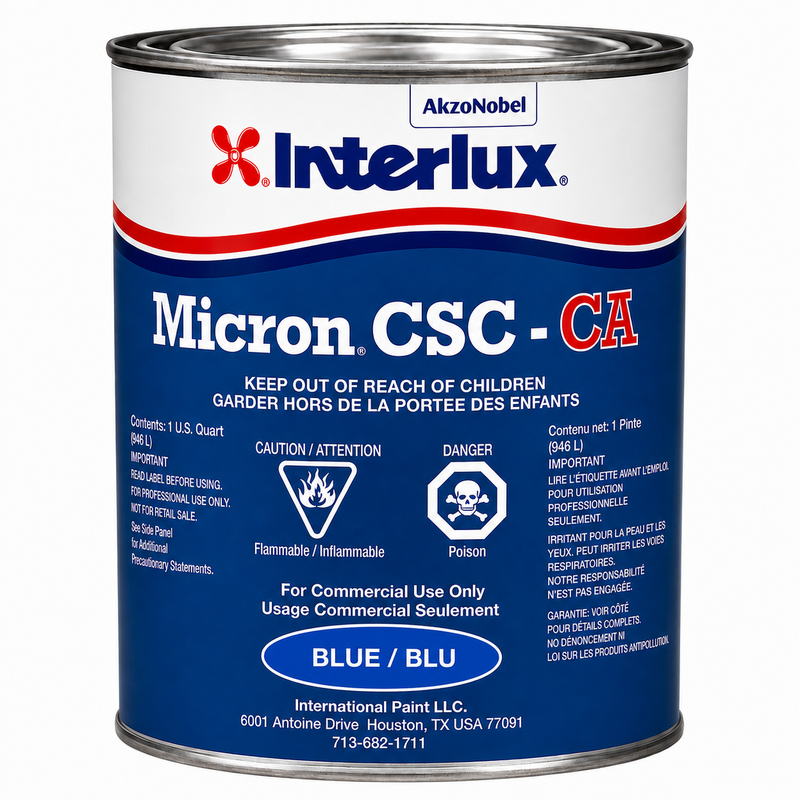 Interlux YBM000QTCA Micron® CSC-CA Bottom Paint, Blue Qt.