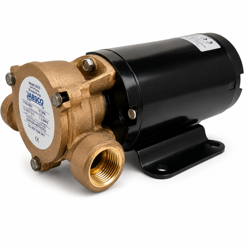 Groco SPO-60-N 12V Heavy-Duty Self-Priming Vane Pump | 60 GPH