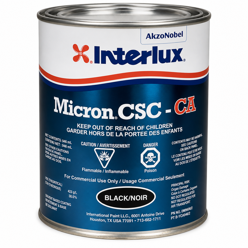 Interlux Micron CSC Antifouling Bottom Paint Black Quart - 94-YBM003QTCA