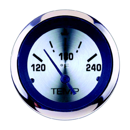 Sierra 63480P Sterling Series 2" Stainless Steel Electric 120-240 F Dial Range Water Temperature Gauge & Requires "D" Sender Code