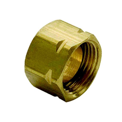Dometic HF5526 Hydraulic Fitting Tube Nuts 3/8" | Brass | 3/8" Tube | 6/Kit