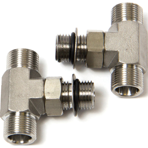 SeaStar HF6005 ORB Tee Fitting Kit | 3/8" Tube | 2 per Kit