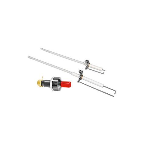 Magma Piezo Igniter and Ceramic Electrode with Wire and Fasteners 10-960; individual component shown; see sales unit for supplied quantity