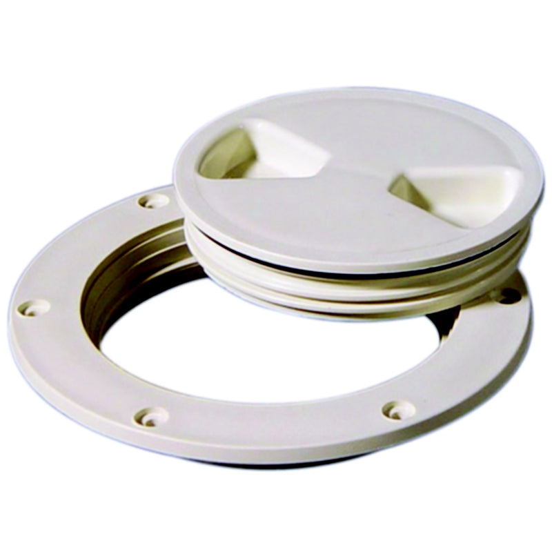 Tempress 43390 Screw Out Deck Plate, 8" White