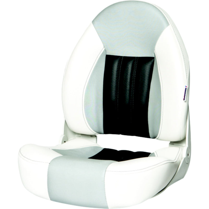 Tempress Probax™ High Back Seat, White/Gray/Carbon