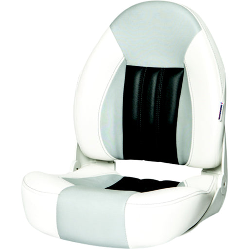 Tempress Probax™ High Back Seat, White/Gray/Carbon