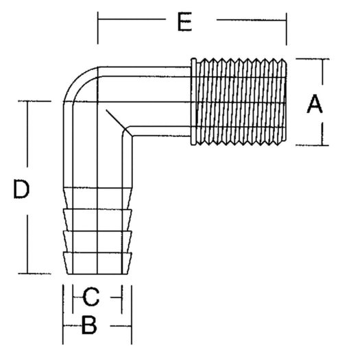 Forespar Marelon Female Elbow