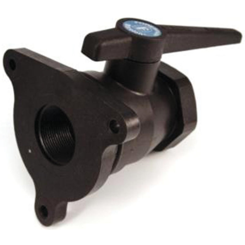 Forespar MF849 1-1/2" Marelon Flange Mounting PTFE Seacock