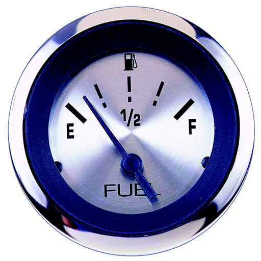 Sierra 63477P Sterling Series 2" Stainless Steel Fuel Gauge & Requires "F" Sender Code