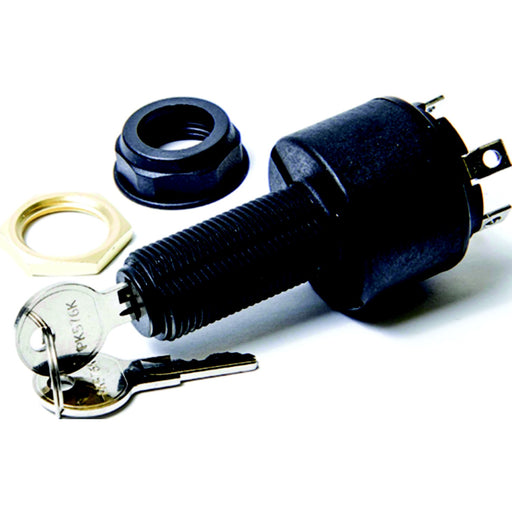Sierra MP39100 Magneto 3 Position 11/8" Polyester 5 Screw Terminal 12V 15 Amp Ignition Starter Switch