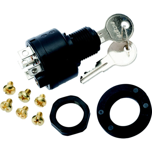 Sierra MP39760 Magneto 3 Position 5/8" Polyester 5 Screw 1 Boss Terminal 12V 15 Amp Ignition Starter Switch