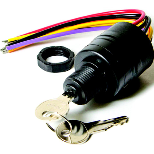 Sierra MP41070-2 Magneto 3 Position 5/8" Polyester 6 Wire Terminal 12V 15 Amp Ignition Starter Switch