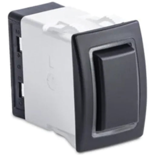 Sierra RK40610B Rocker Switch w/Halo LED Light, ON - OFF, SPST, Blue