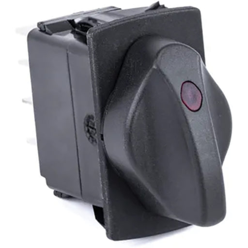 Sierra RS20020 Contura Rotary Switch, ON - OFF - ON Red Light