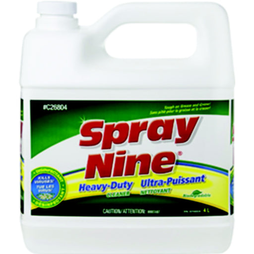 Marine Spray Nine C26804 Cleaner/Degreaser/Disinfectant, 3.78 L