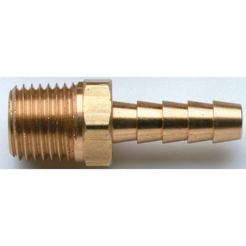 Barb-Brass Male 1/4X1/8NPT