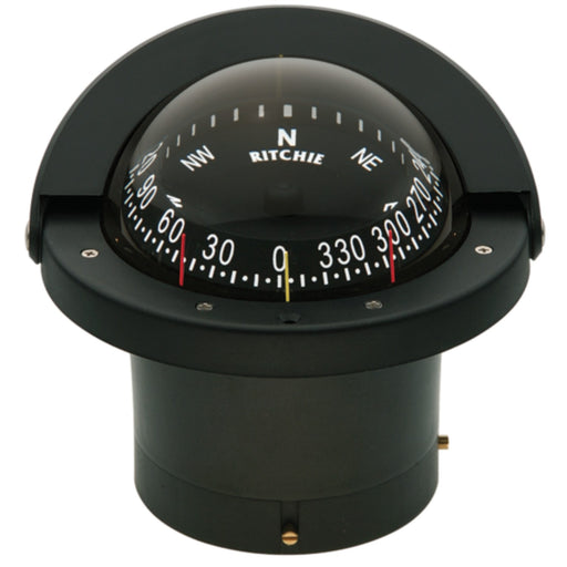 Navigator Compass, Flush Mt., Combi Dial, Black