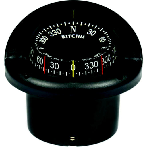 Helmsman Compass-Flush Mt., Combi Dial, Black