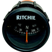 Ritchie X23BB Sport Dash Mount Compass, Black/Black dial