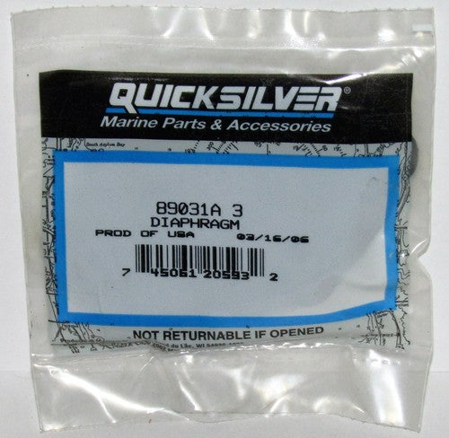 Mercury Fuel Pump Diaphragm 89031A3 (Pack of 2)