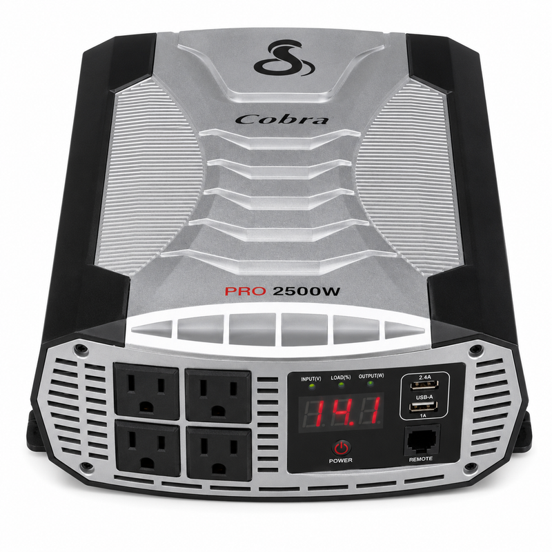 Cobra CPI2500W Power Inverter, 2500 Continuous / 5000 Peak