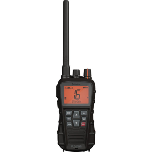 Cobra 01900101 Bluebound 350 Floating Handheld VHF Radio, Black