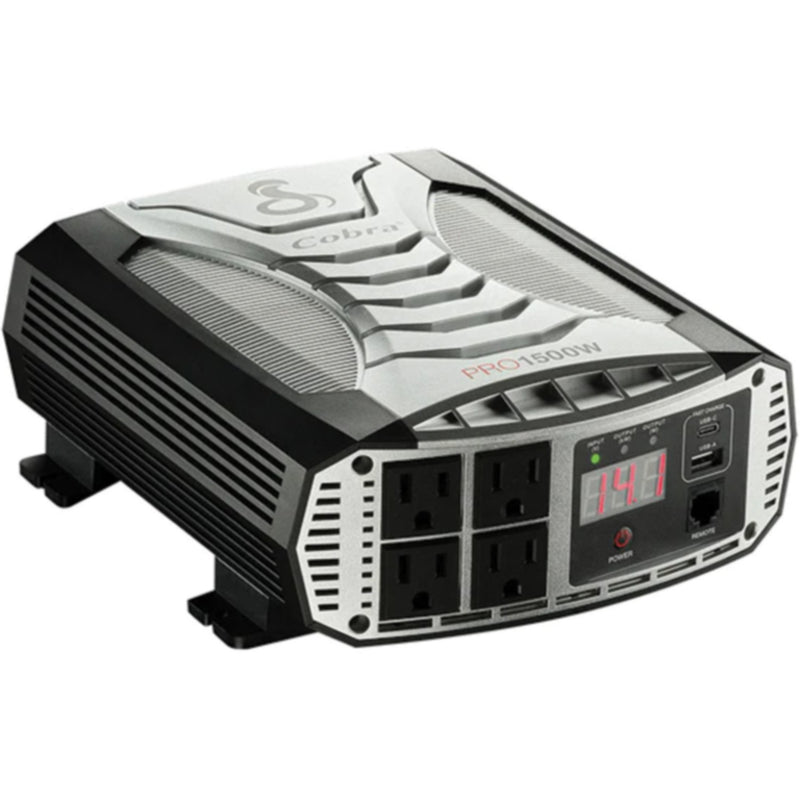 Cobra CPI1500W Power Inverter, 1500 Continuous / 3000 Peak