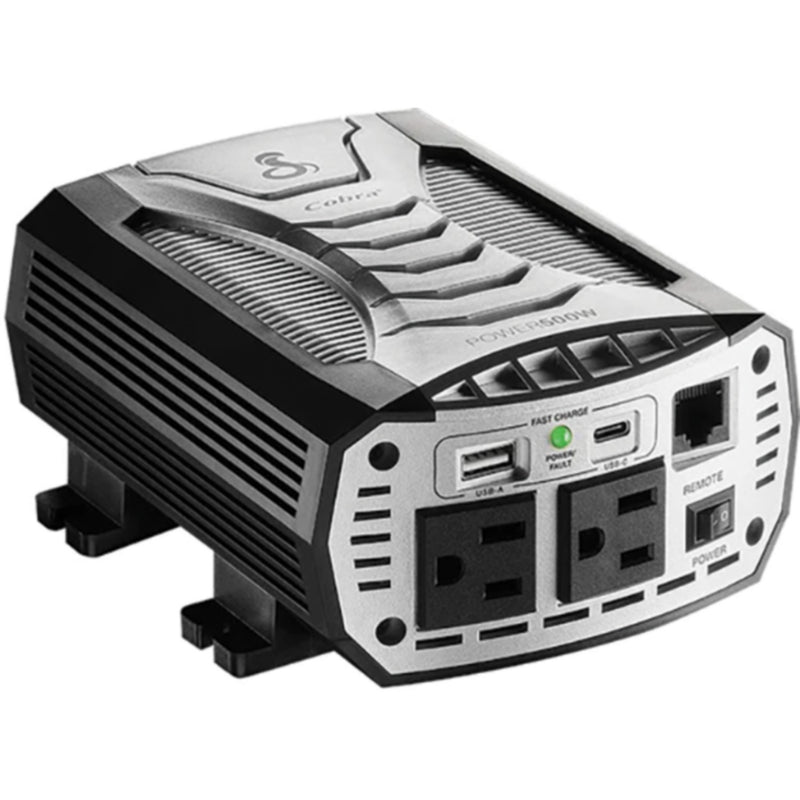 Cobra CPI500W Power Inverter, 500 Continuous / 1000 Peak