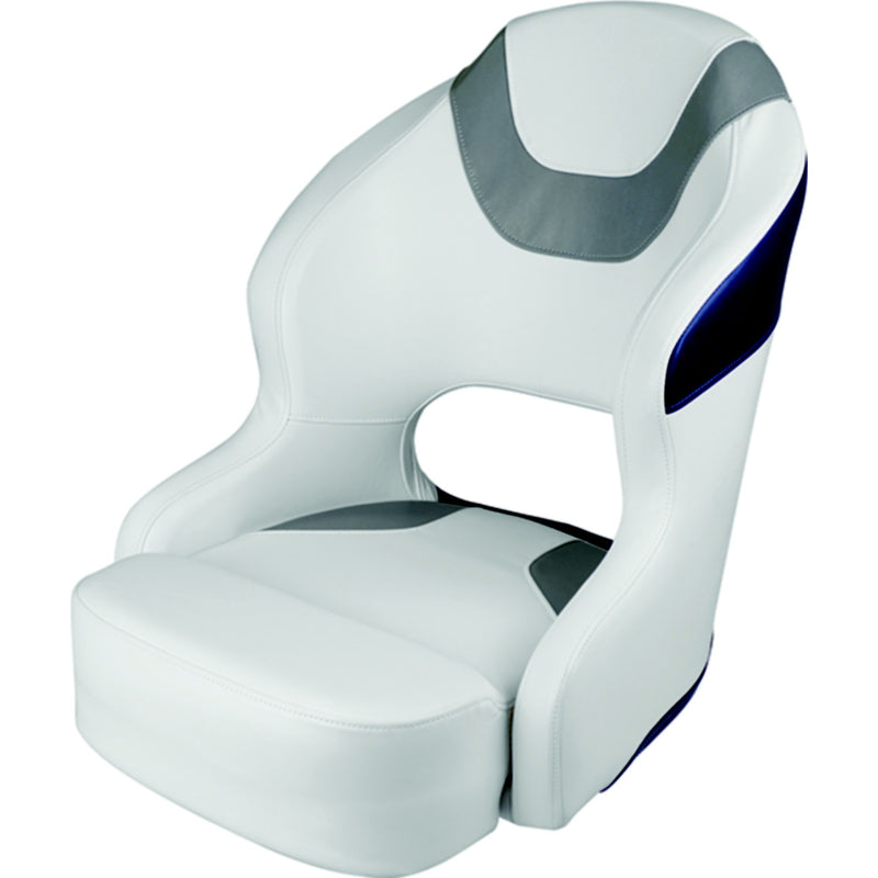 Wise Baja Series Bucket Seat, Brite White / Grey / Round Midnight