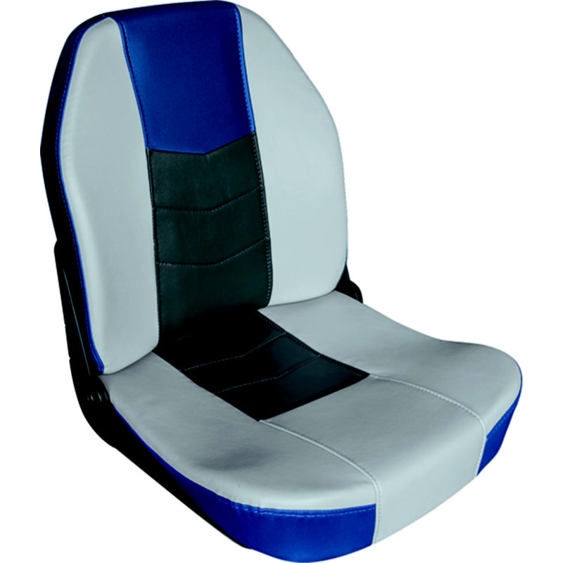 Wise 33401789 Quantum Series Fold Down Seat, Mariner Blue / Charcoal / Marble