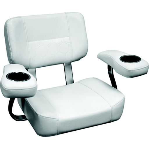 Wise 3366784 Pro Series Offshore Helm Chair, Arctic Ice White