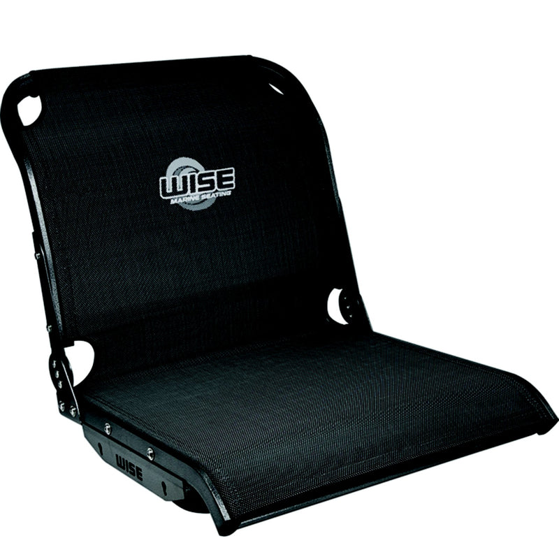 Wise 33741800 Aero X Boat Seat, Carbon Grey Mesh, Mid-Back