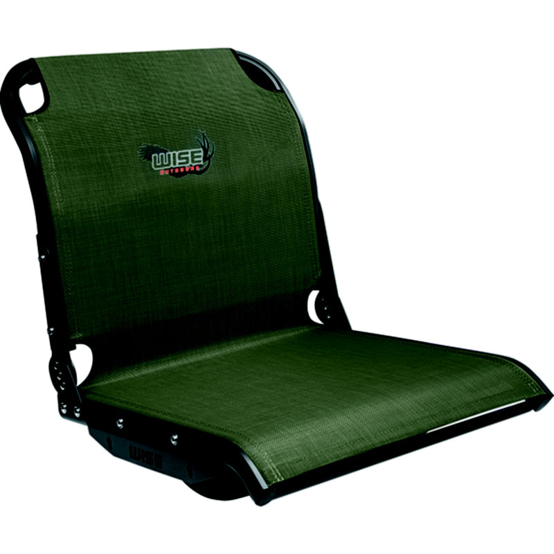 Wise 3374713 Aero X Boat Seat, Green Mesh w/Black Frame, Mid-Back