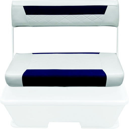 Wise Seating 8WD156BS1904 Replacement Back Rest & Seat Cushion Set for 8WD156-784 70/62 Qt, Brite White and Mariner Blue