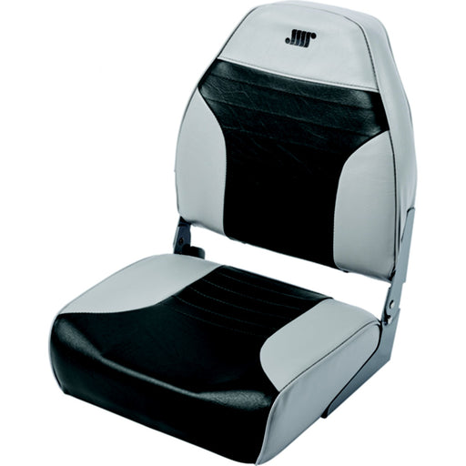 Wise 8WD588PLS664 Mid Back Fishing Seat, Gray/Charcoal