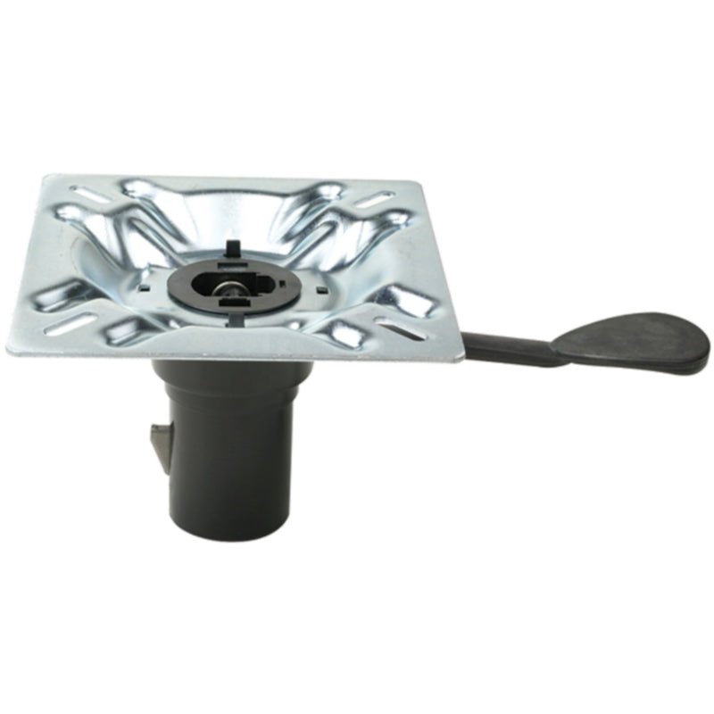 Attwood 238 Series Seat Mount Plated Steel, 0° Angle, Left Handle, Bulk