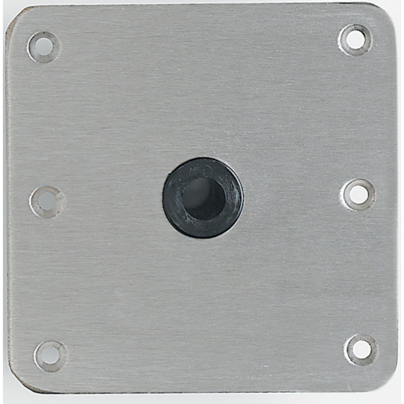 Attwood 67739 7" x 7" Lock'N-Pin™ 3/4" Pin Stainless Base Plate, Bulk