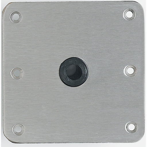 Attwood 67739 7" x 7" Lock'N-Pin™ 3/4" Pin Stainless Base Plate, Bulk