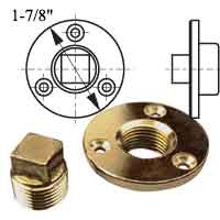 BRASS GARBOARD DRAIN 1/2ininNPT in