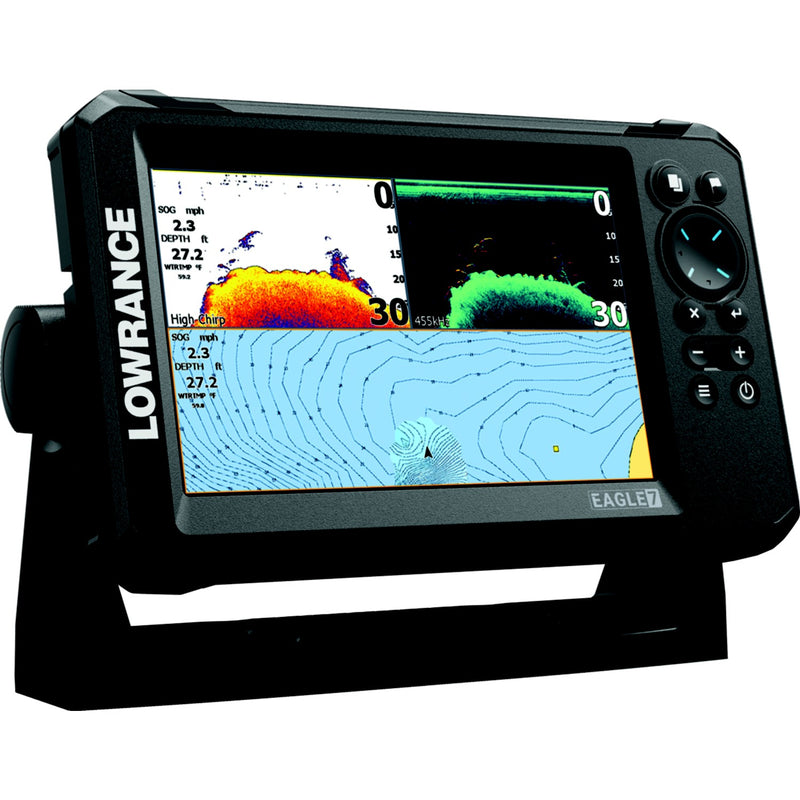 Lowrance 00016227001 Eagle 7 SplitShot™ w/C-MAP® DISCOVER™ US/CA