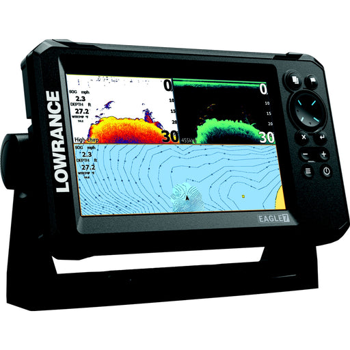 Lowrance 00016227001 Eagle 7 SplitShot™ w/C-MAP® DISCOVER™ US/CA