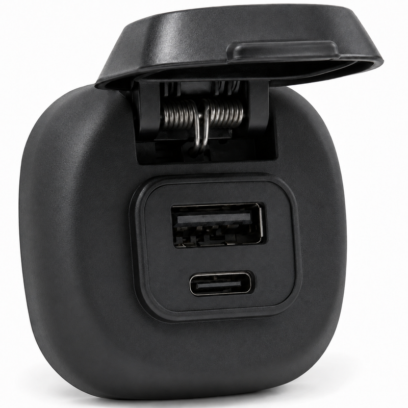 Seachoice — Dual-Port USB Charging Socket — 50-14998