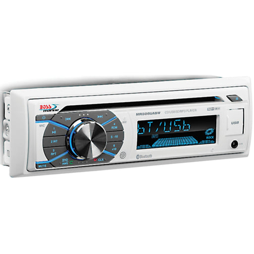 Boss Single-DIN CD/USB/SD, MP3, WMA, FM/AM Player/Bluetooth - White