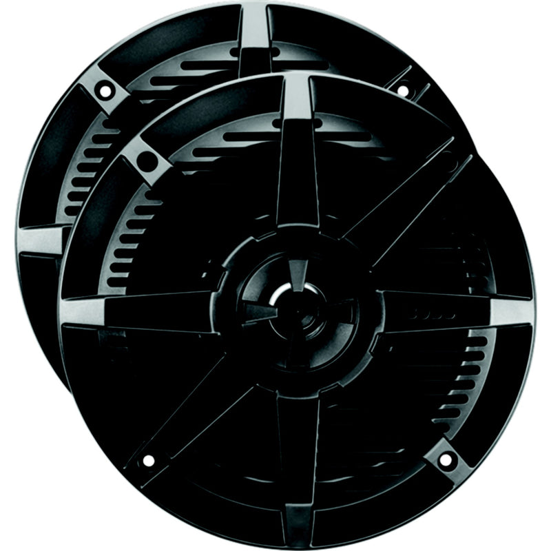 Boss 6-1/2" Marine Speakers, Black, pr.