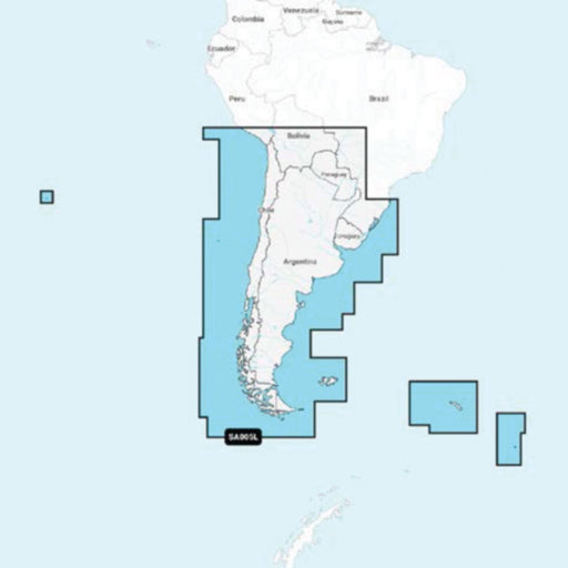 Navionics 010C136530 Navionics+ Cartography, Chile, Argentina & Easter Island